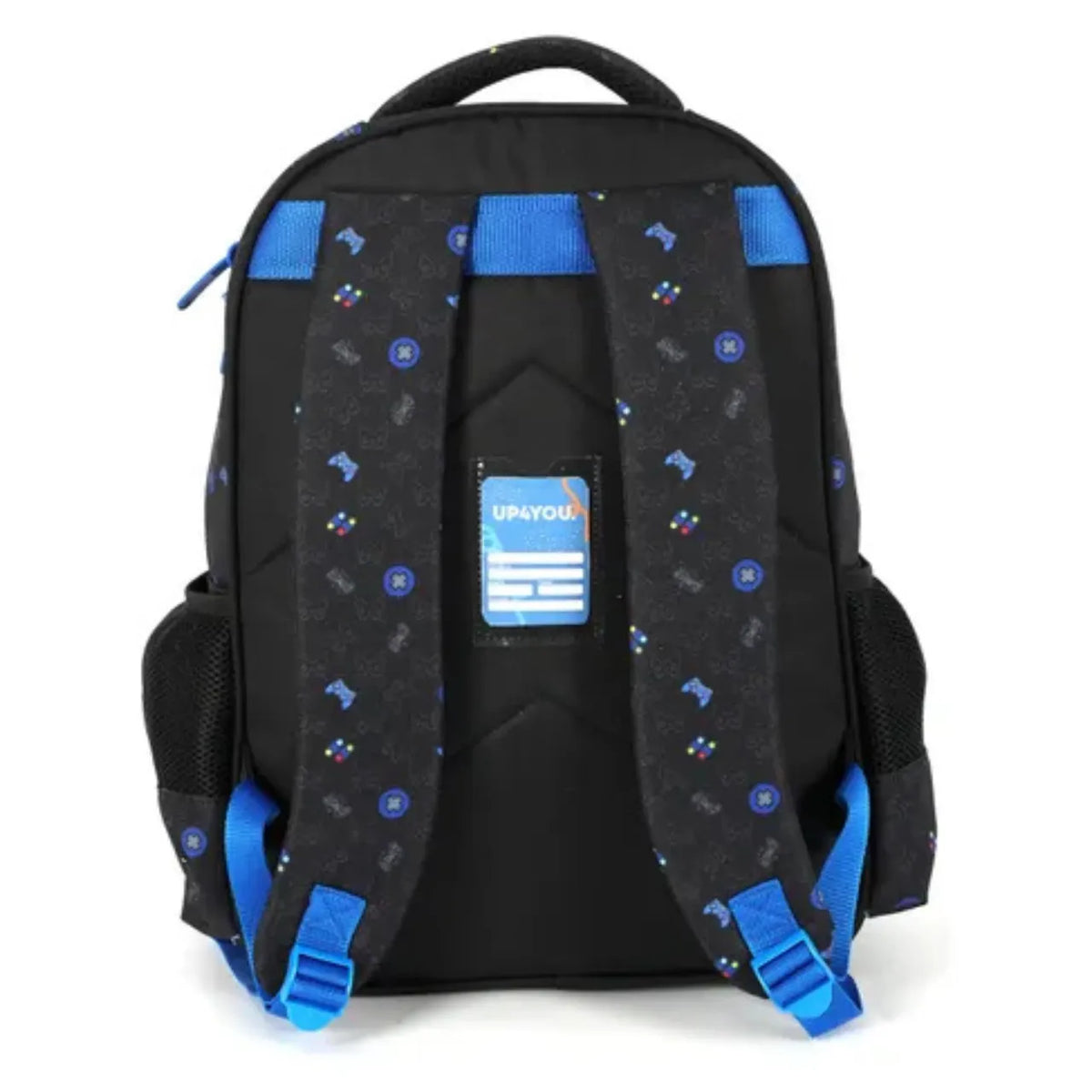 Mochila de Costas Gamer Preta e Vermelha com Estojo Removível e Bolso Frontal