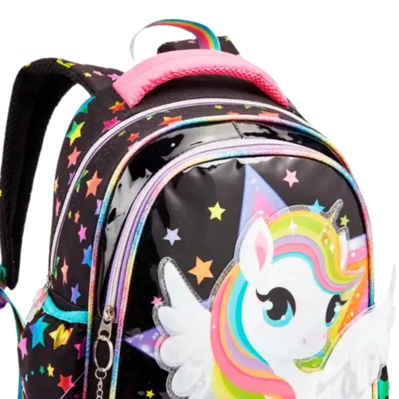 Mochila Infantil Escolar Costas Unicórnio