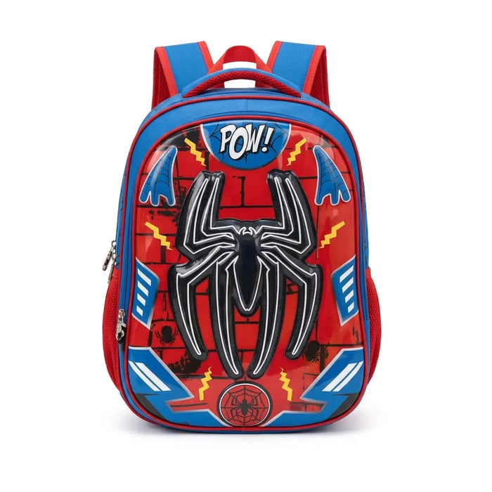 Mochila de Costas Aranha Ponto Verde Escolar Infantil