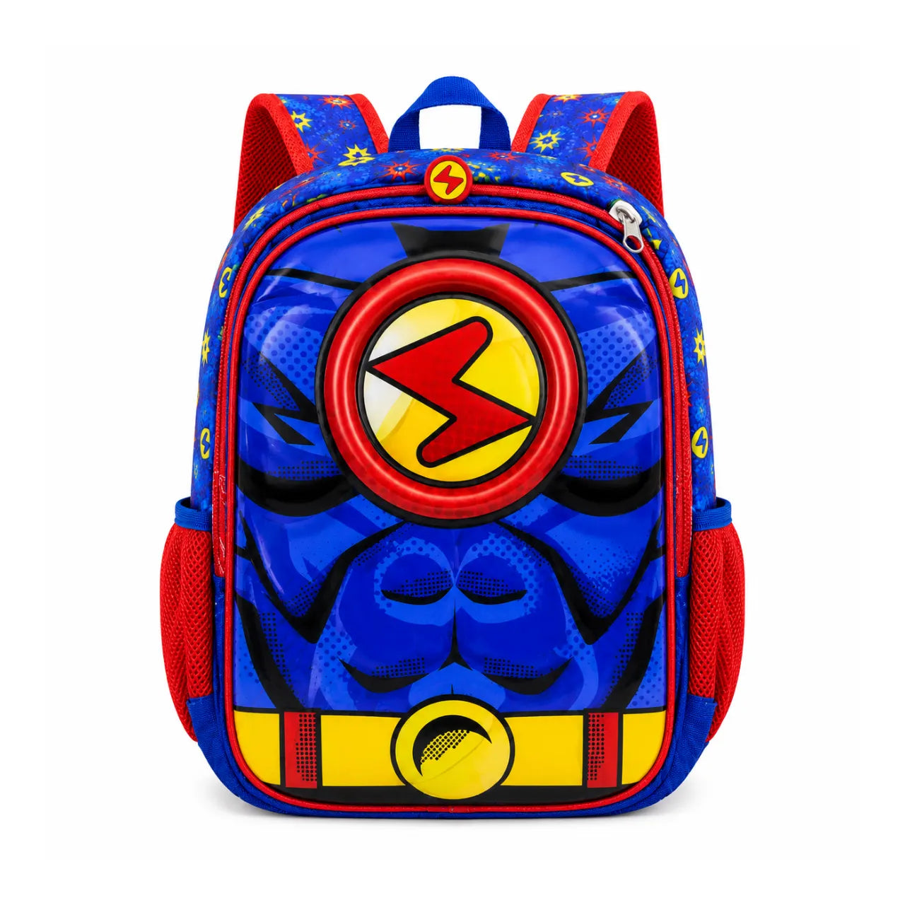 Mochila de Costas Super-Herói Azul e Vermelho 3d