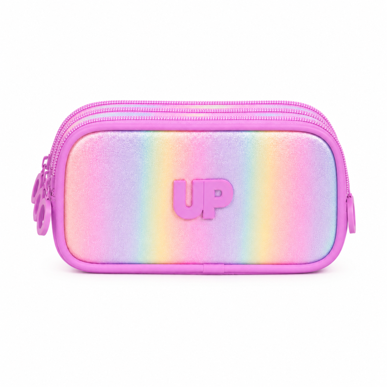 Estojo Escolar Ziper Triplo Roxo Up4you Luxcel