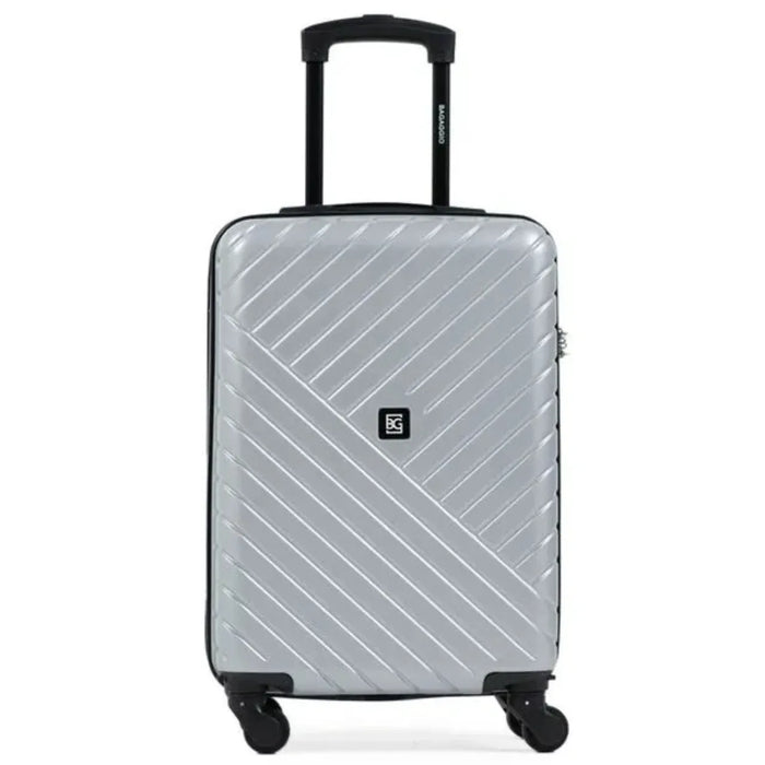 Mala de Bordo Detroit Bagaggio 10kg Prata Rodas 360°