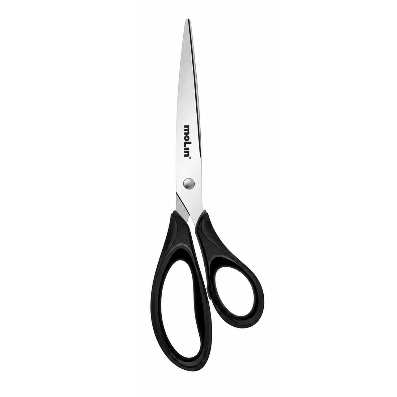 Tesoura Office Preta 21cm Molin Aço Inox