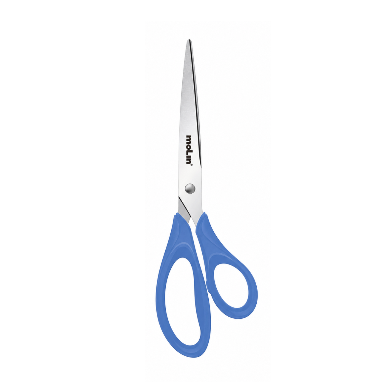 Tesoura Office Azul 21cm Molin Aço Inox