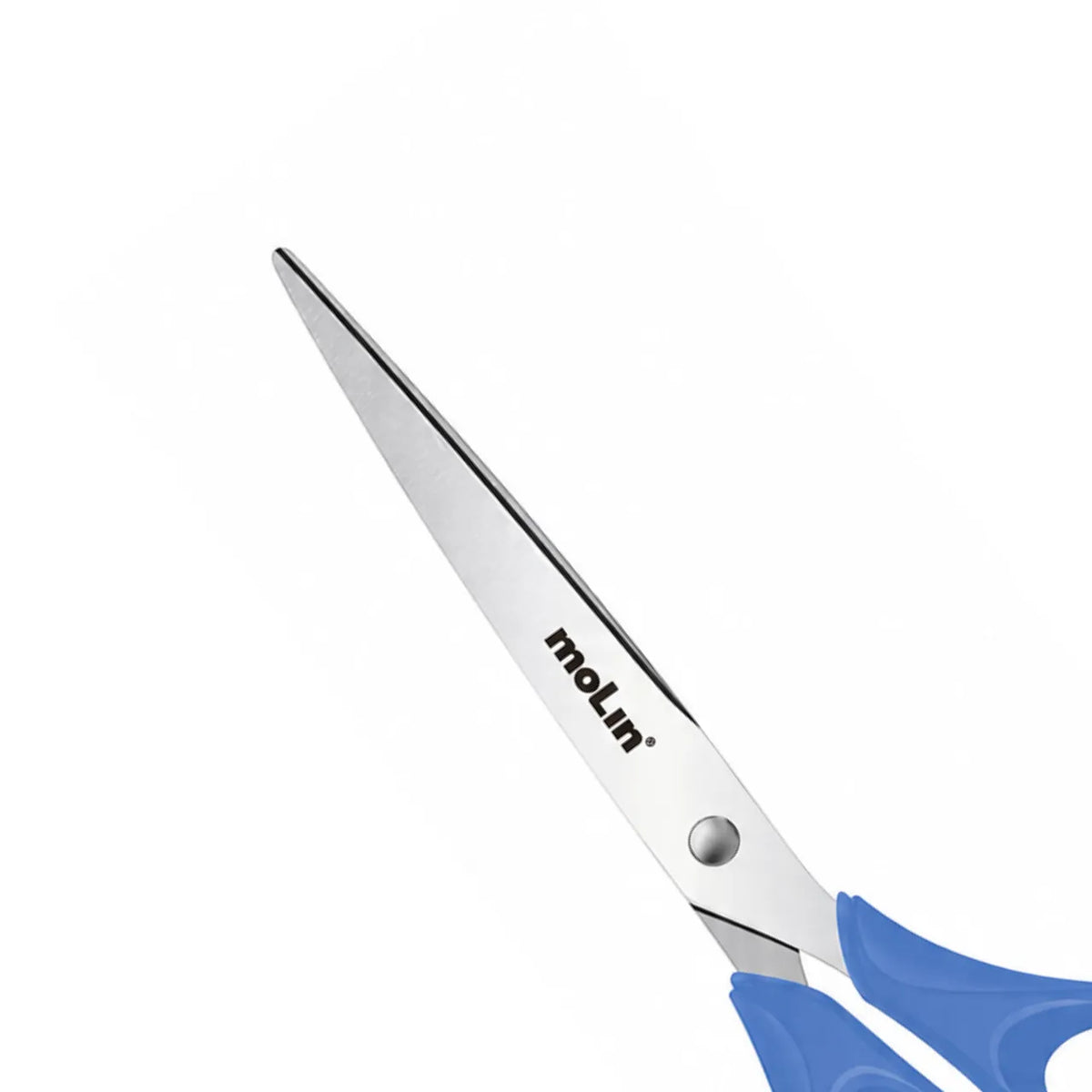 Tesoura Office Azul 21cm Molin Aço Inox