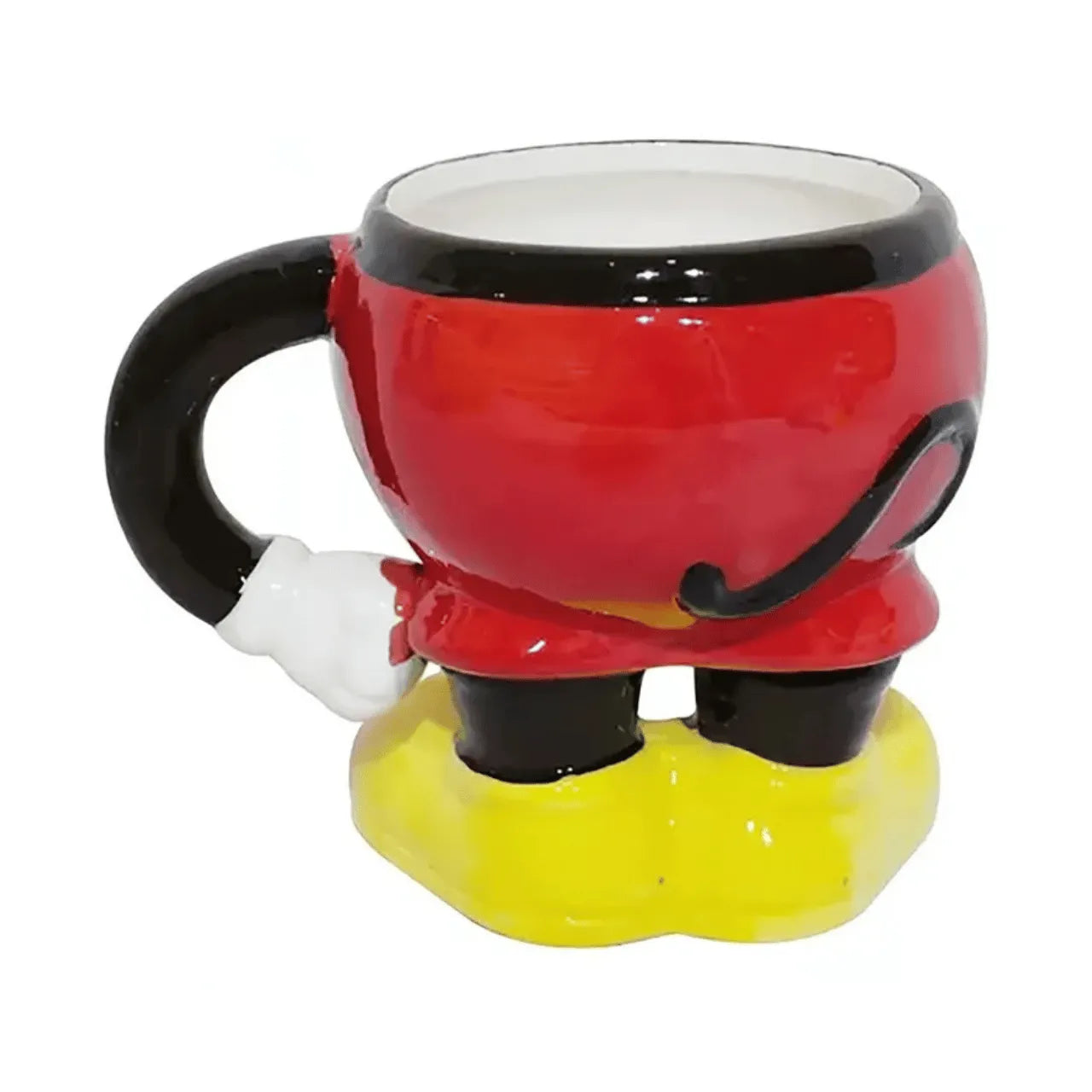 Caneca Decorativa 400ml Cerâmica Zona Criativa Mickey Mouse
