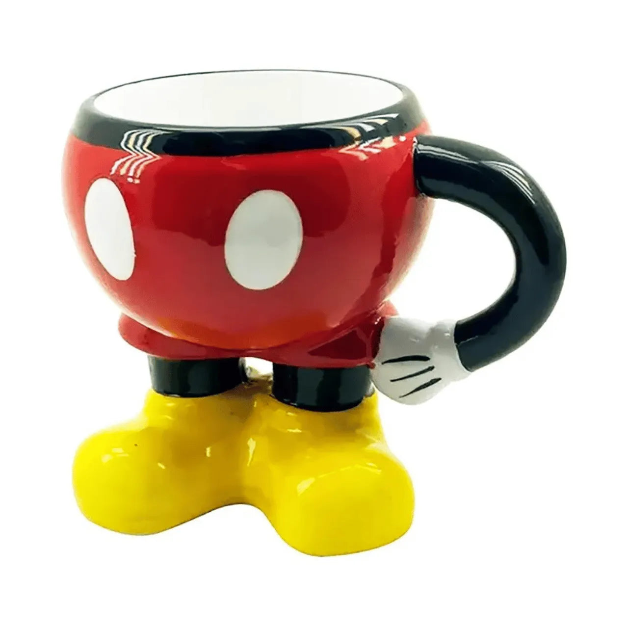 Caneca Decorativa 400ml Cerâmica Zona Criativa Mickey Mouse