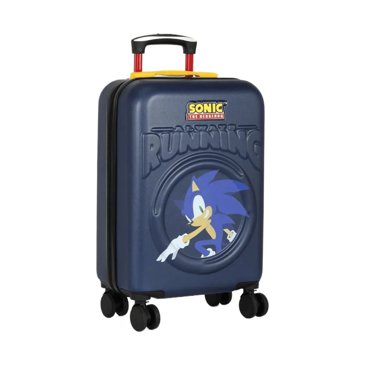 Mala Infantil 10kg Sonic Azul Luxcel Rodas 360°