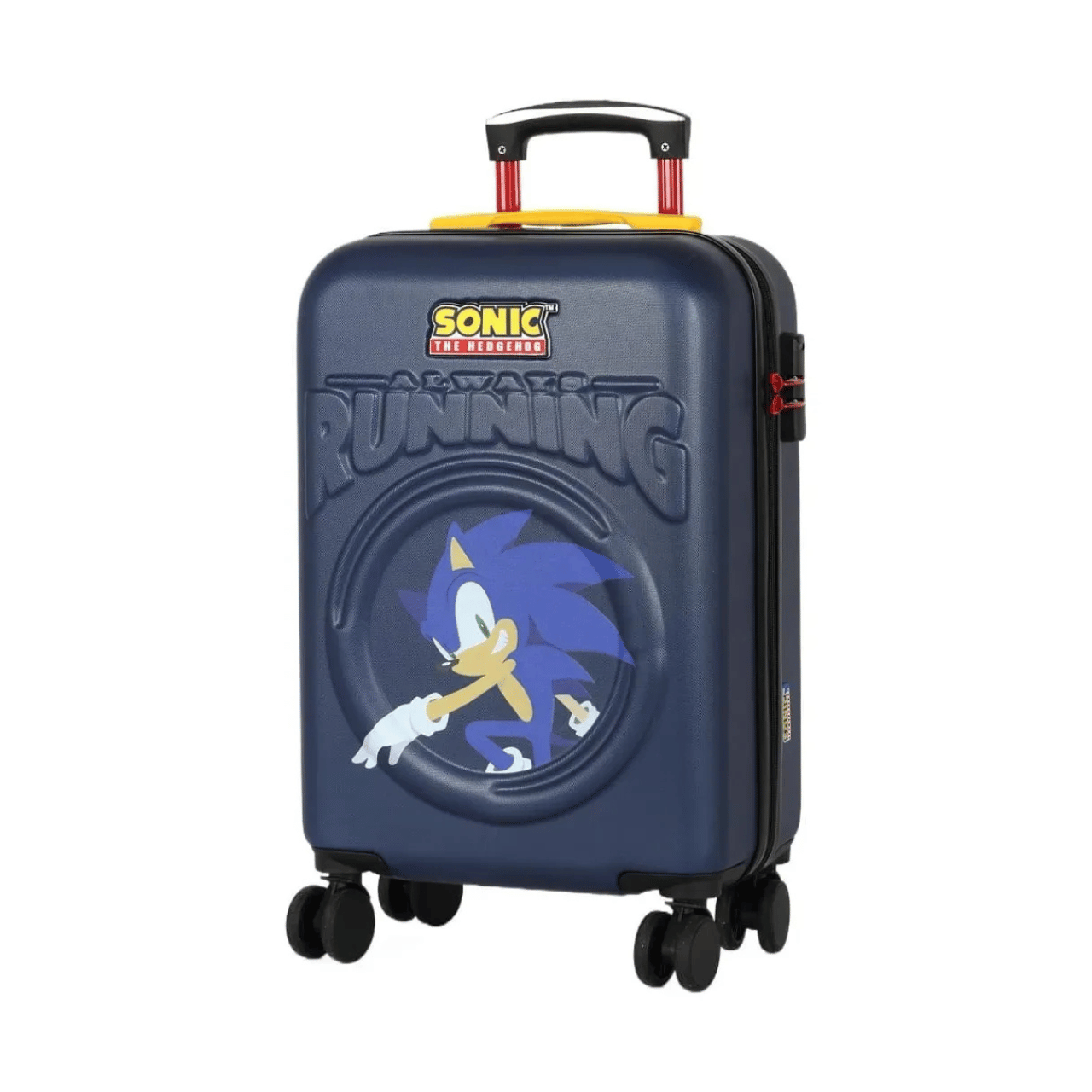 Mala Infantil 10kg Sonic Azul Luxcel Rodas 360°