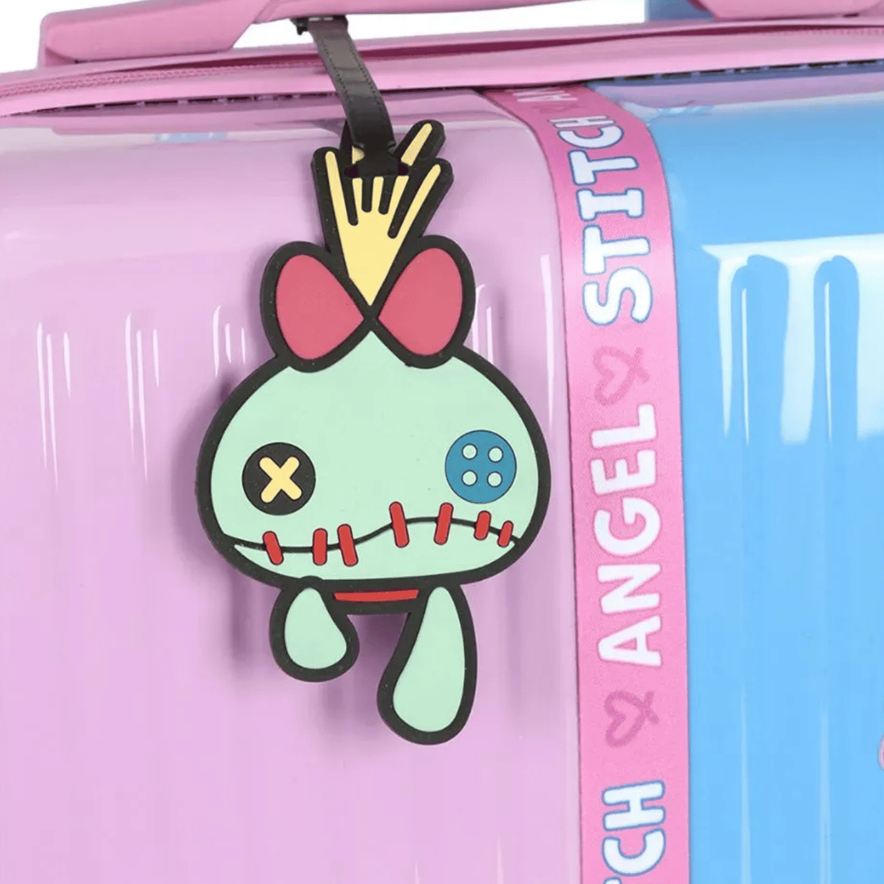 Mala Infantil 10kg Stitch e Angel Rodas 360°