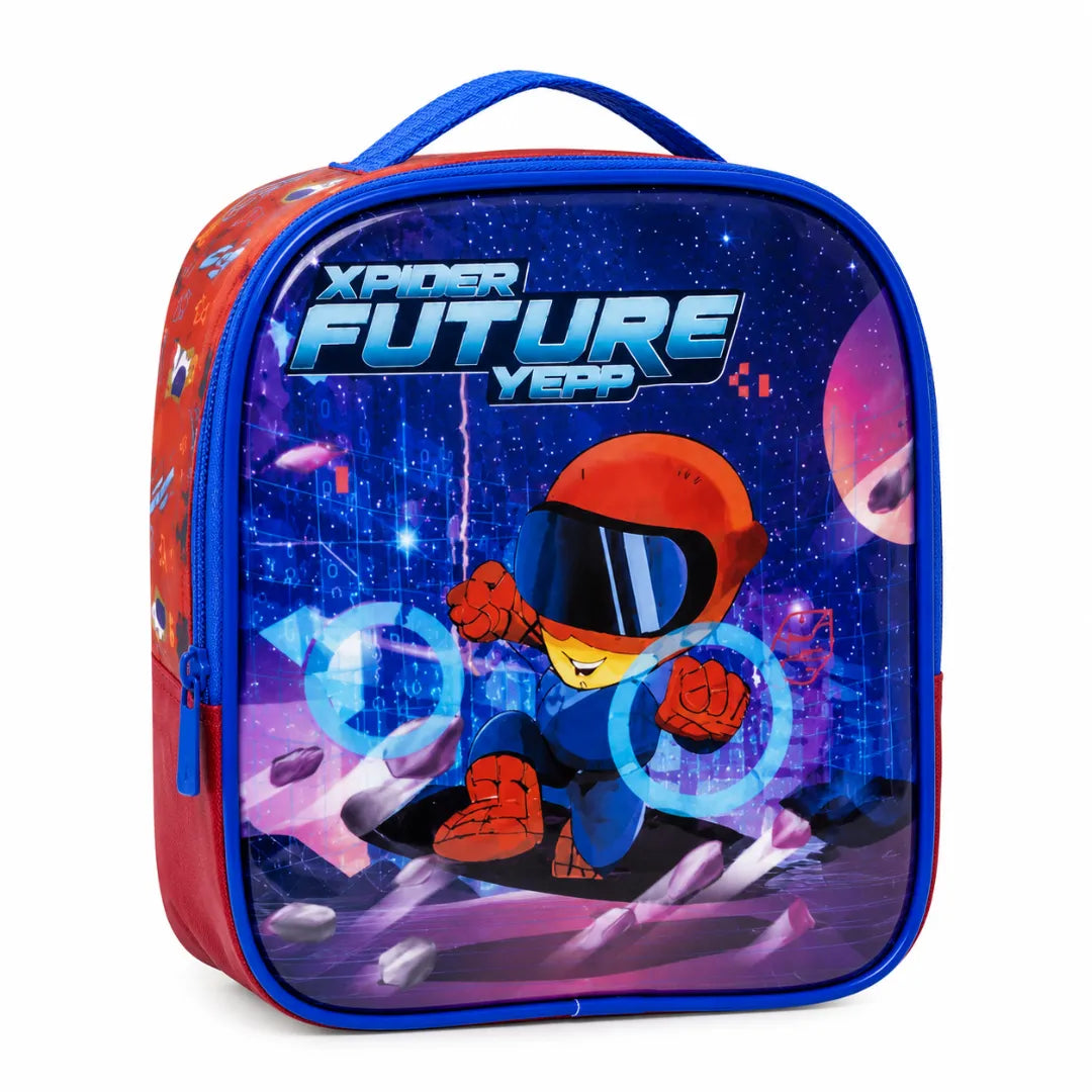 Kit Mochila de Rodinha Masculina Vermelha Yepp com Lancheira e Estojo