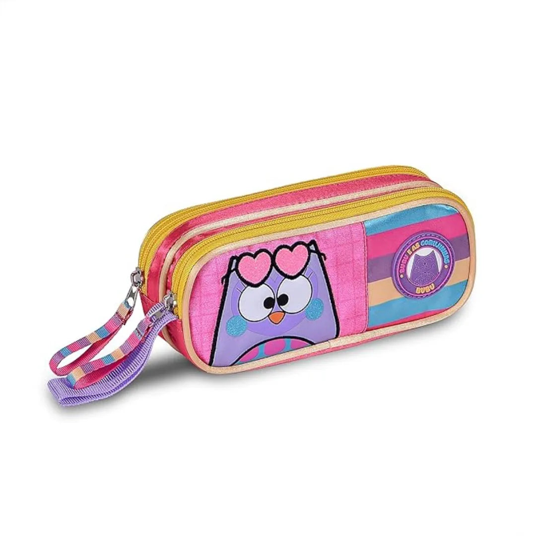 Kit Mochila de Rodinhas Clio Infantil Escolar 3 peças
