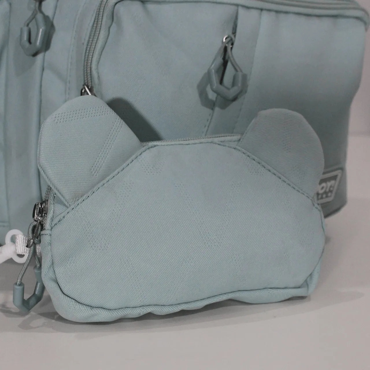Mochila De Costas Verde-Agua Juvenil Qualis