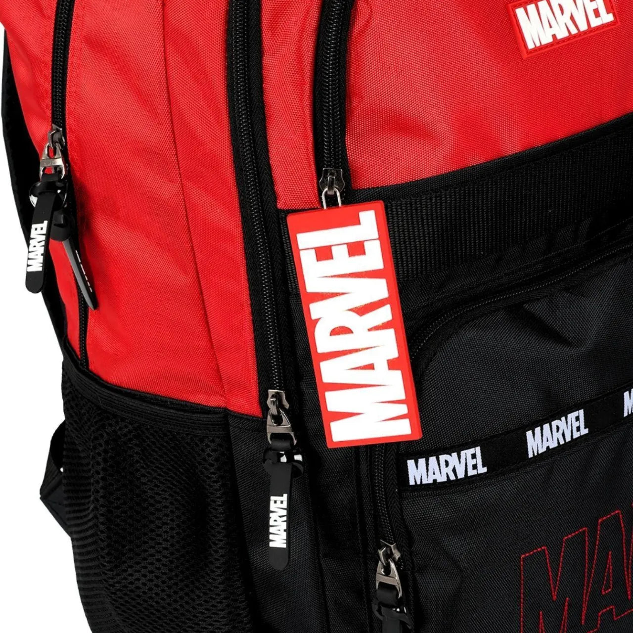 Mochila de Costas Marvel Vermelha Juvenil Luxcel