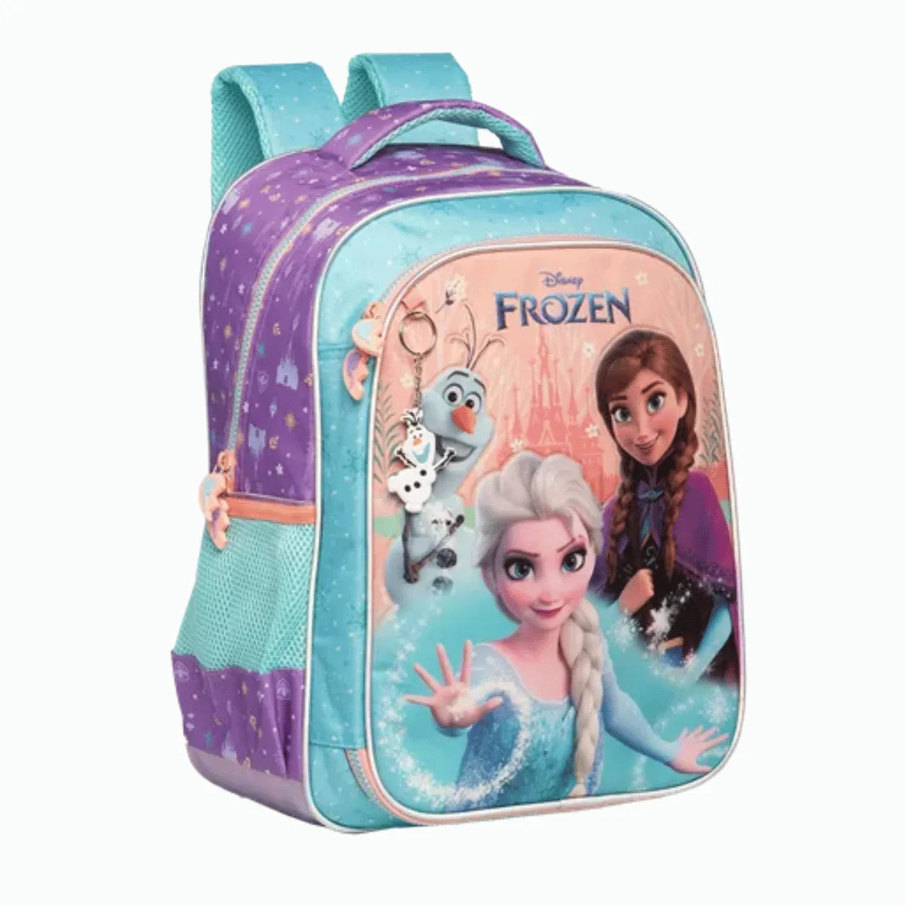 Mochila de Costas 16 Frozen Xeryus Infantil Escolar com Bolsos Auxxiliares