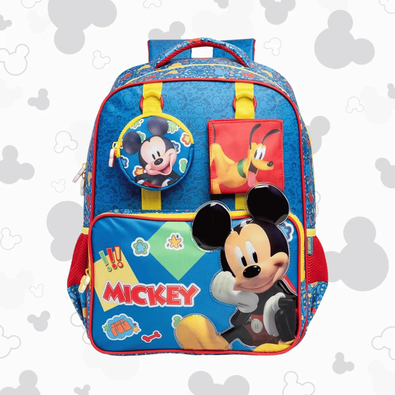 Mochila de Costas 16 Mickey Xeryus Infantil Escolar