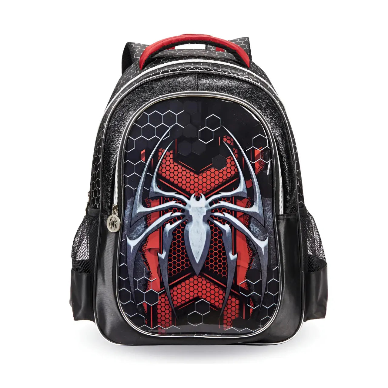 Mochila de Costas Spider Preto Infantil Denlex