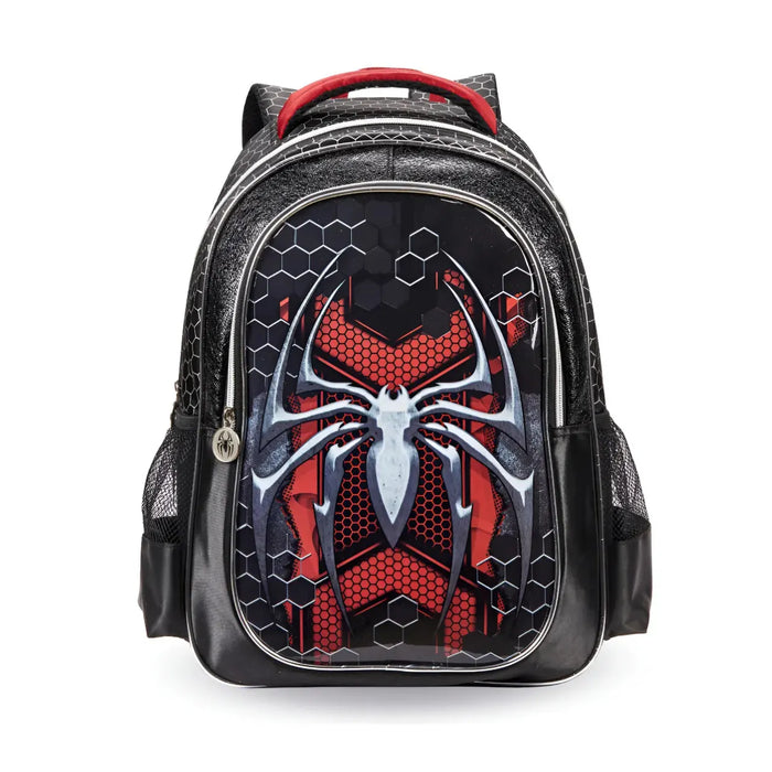 Mochila de Costas Spider Preto Infantil Denlex