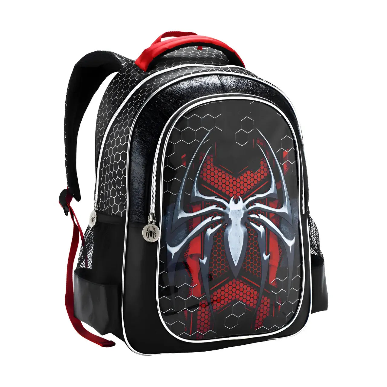 Mochila de Costas Spider Preto Infantil Denlex