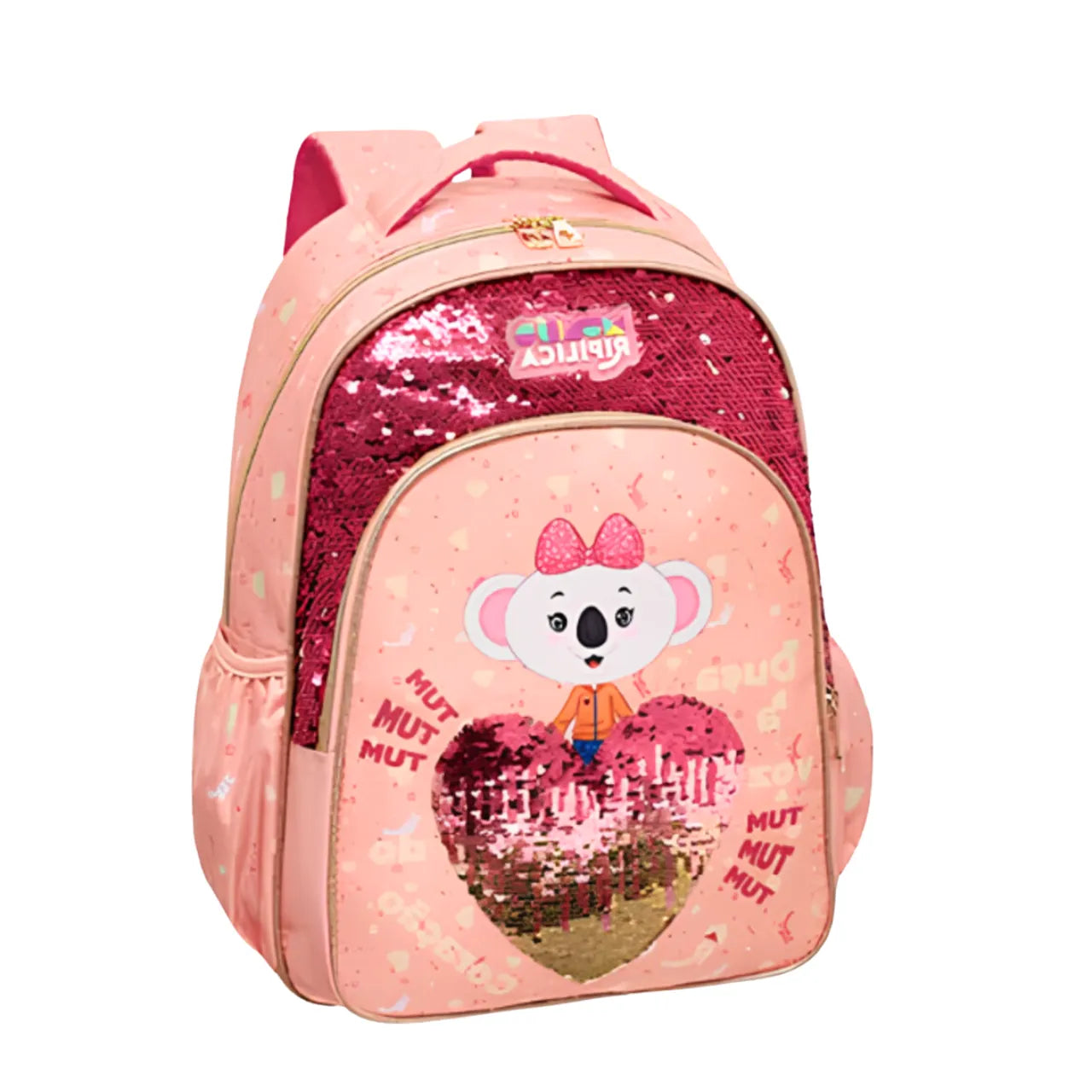 Mochila de Costas Mundo Ripilica Pacific Escolar Infantil