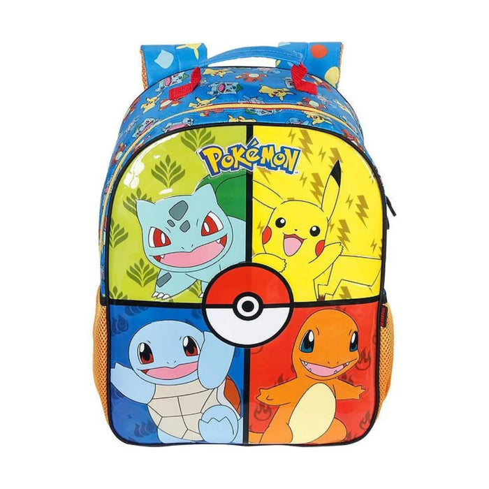 Mochila de Costas Pokémon Xeryus Infantil Escolar com Alças Reforçadas