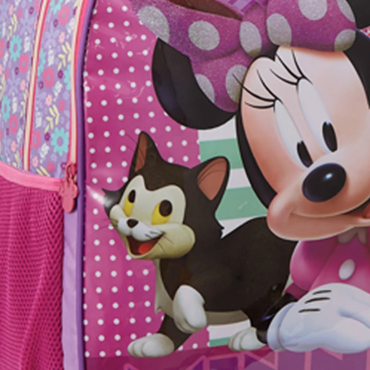 Mochila de Costas Minnie Xeryus Infantil Escolar com Bolsos Laterais