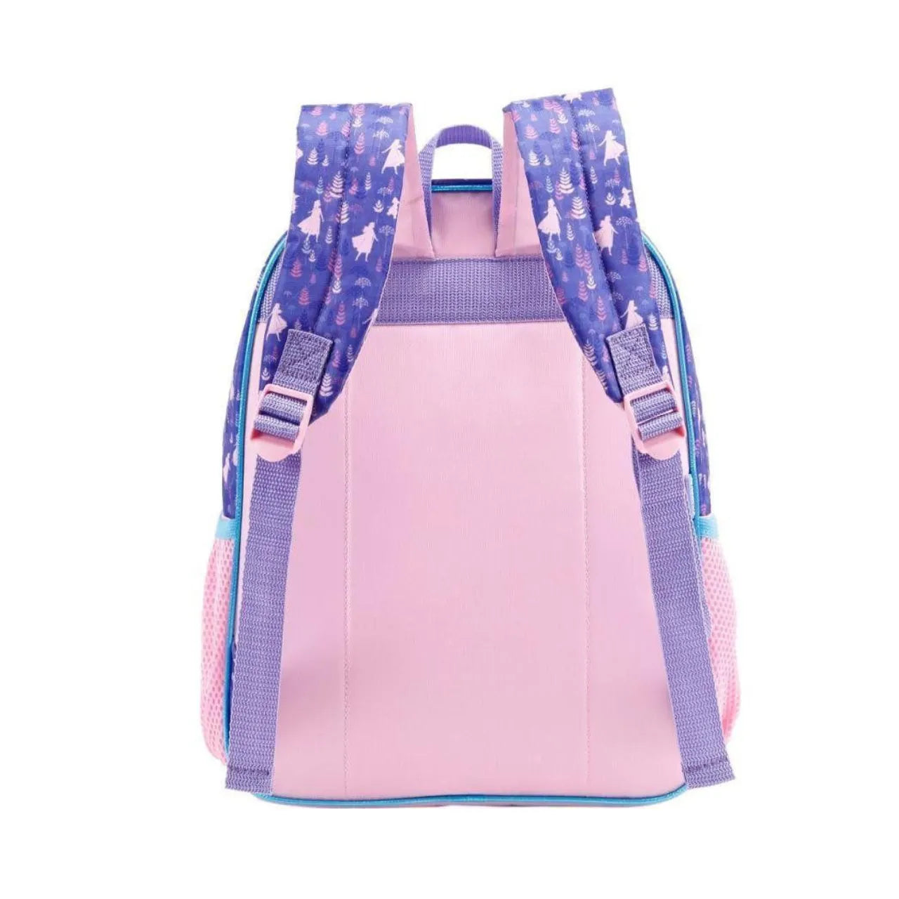 Mochila de Costas Frozen Roxa Xeryus Infantil Escolar com Bolsos Laterais