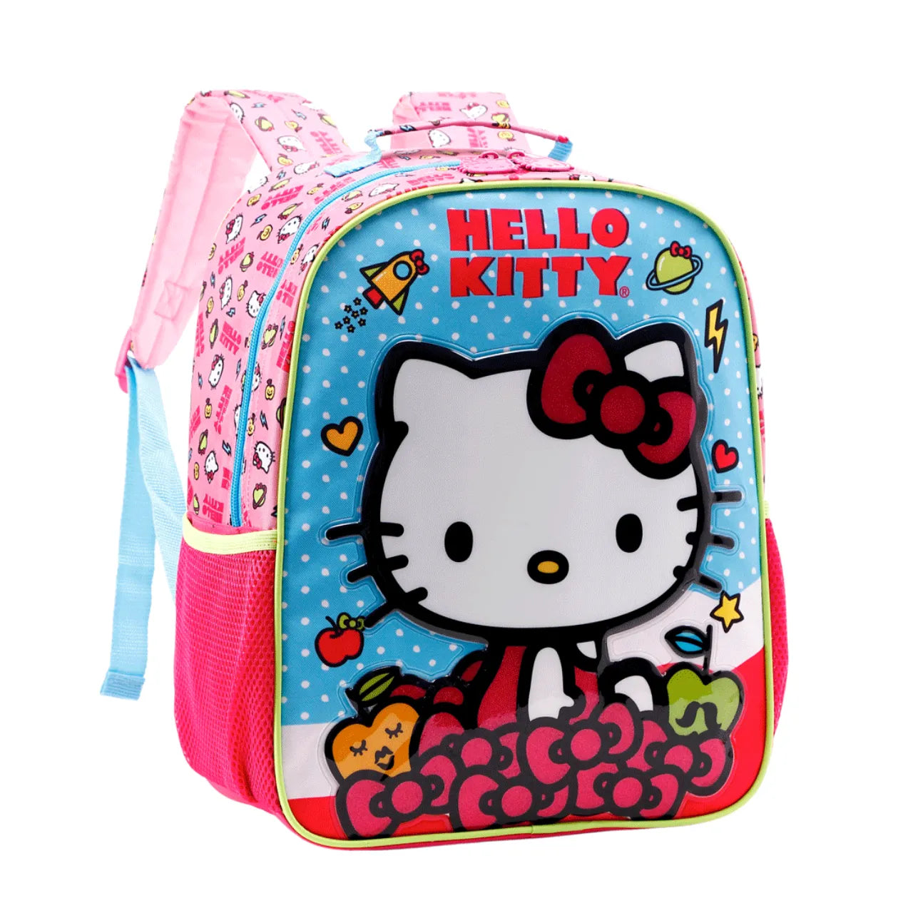 Mochila de Costas Hello Kitty Xeryus Infantil Escolar com Alças Reforçadas