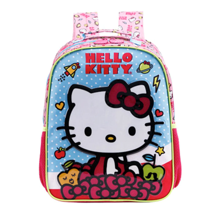 Mochila de Costas Hello Kitty Xeryus Infantil Escolar com Alças Reforçadas