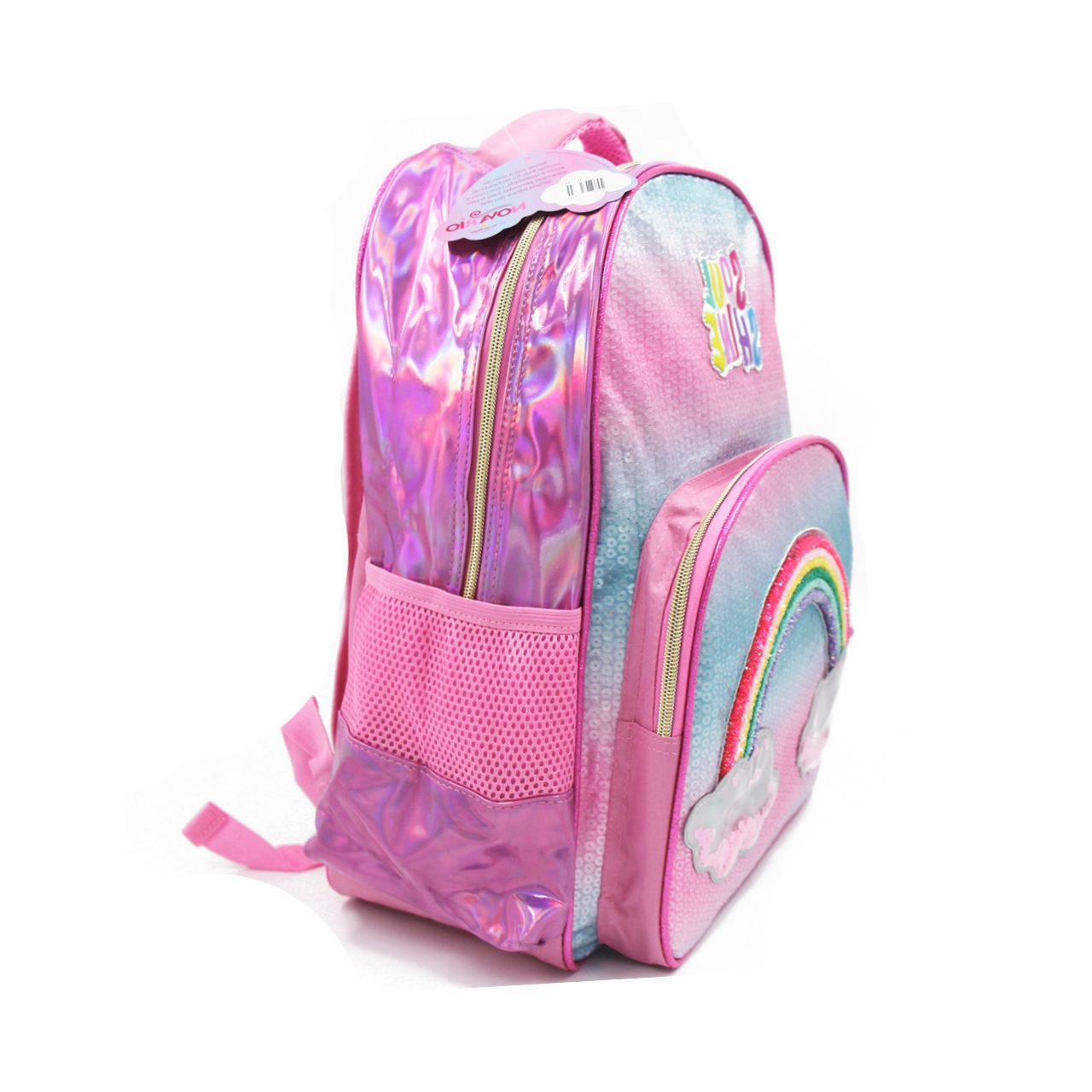 Mochila de Costas Nova Rio Escolar Resistente com Bolso Frontal