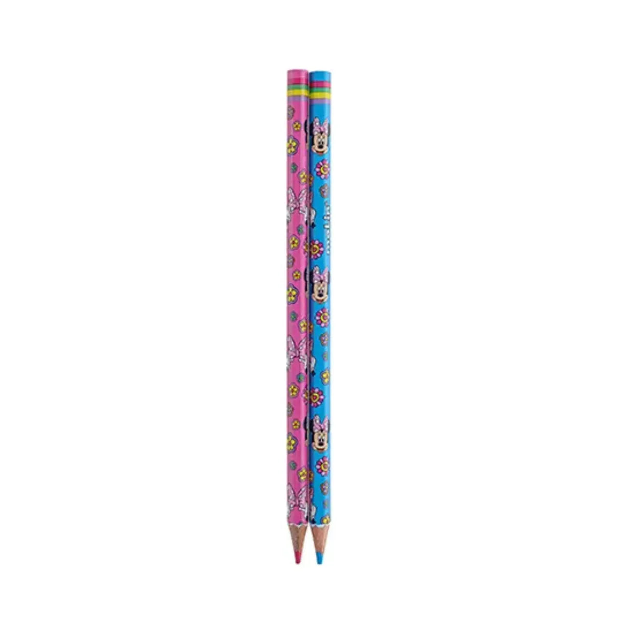 Lápis de Cor Minnie 12 Cores Rosa Molin