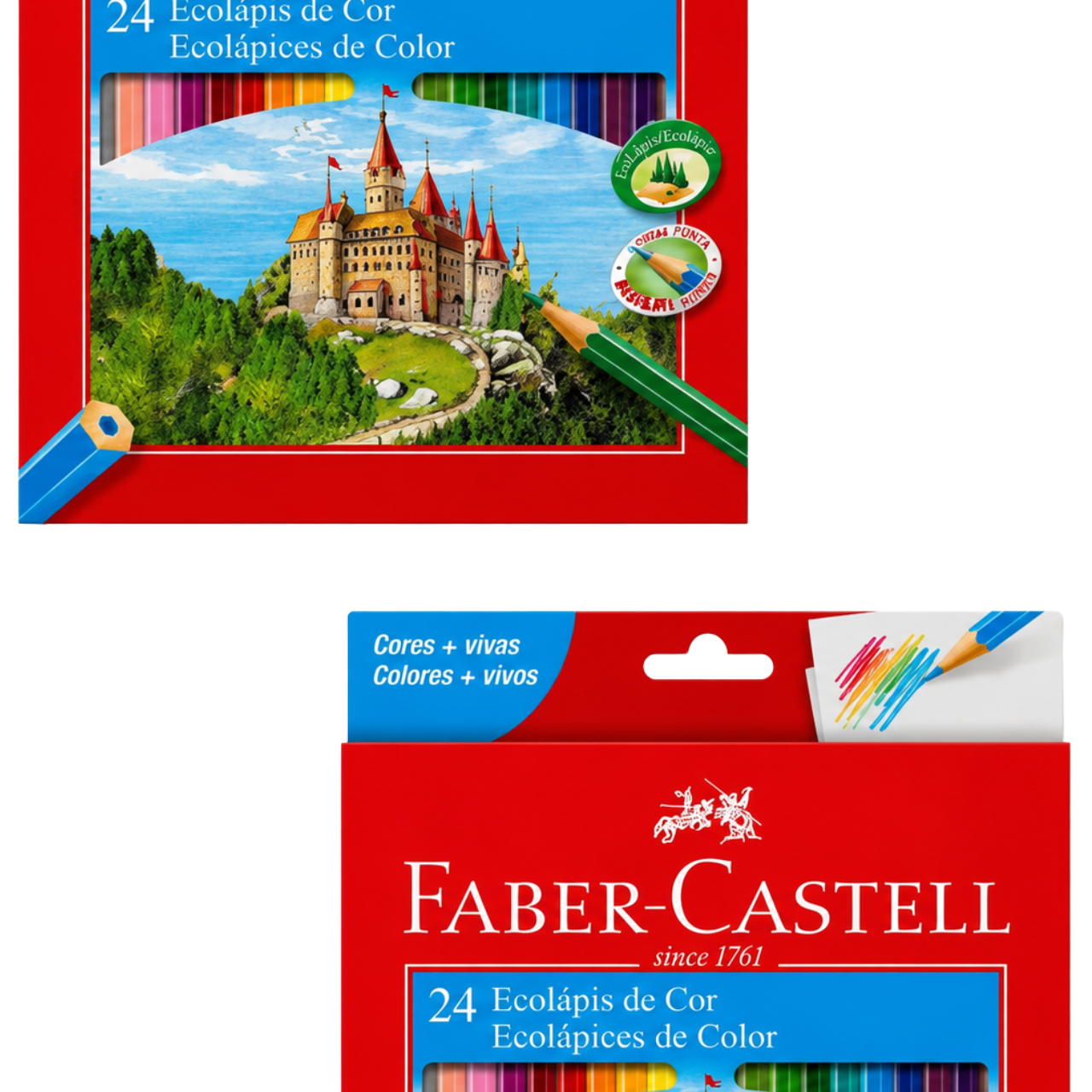 Lápis de Cor Faber Castell 24 Cores