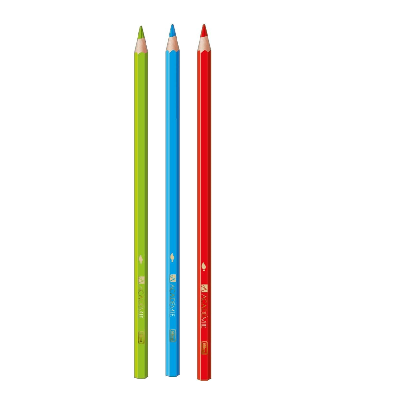Lápis de Cor Aquarelável Tilibra 12 Cores com Pincel