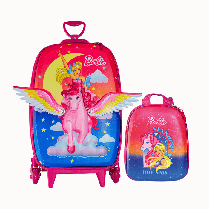 Kit Barbie Mochila e Lancheira Pegasus