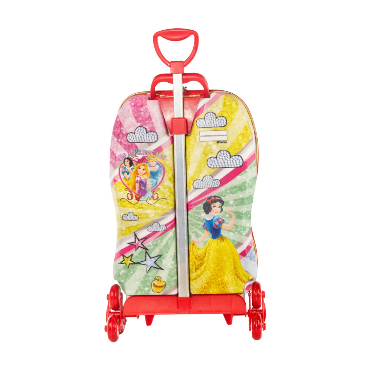 Mochila Rodinha Infantil Branca de Neve 3D Diplomata
