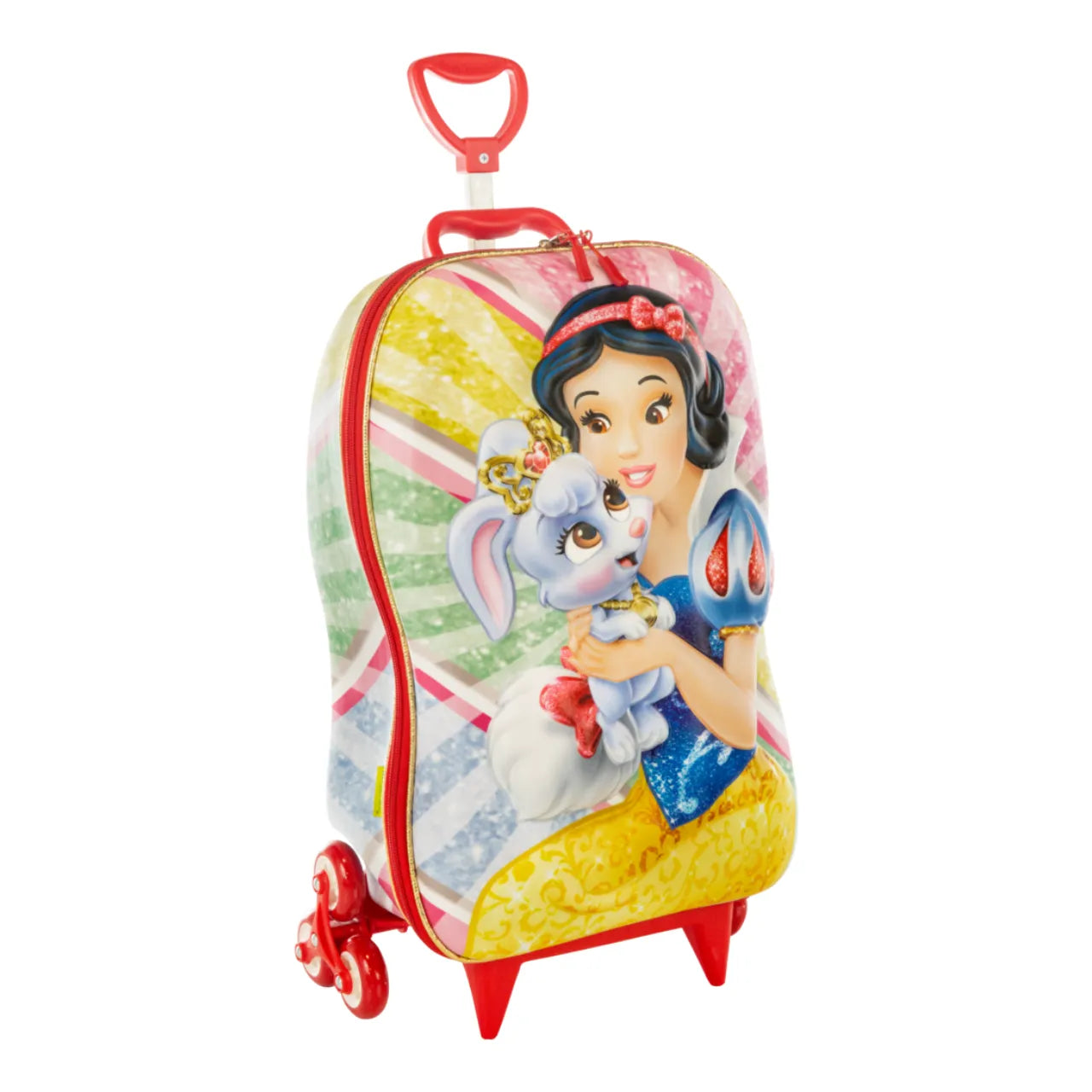 Mochila Rodinha Infantil Branca de Neve 3D Diplomata