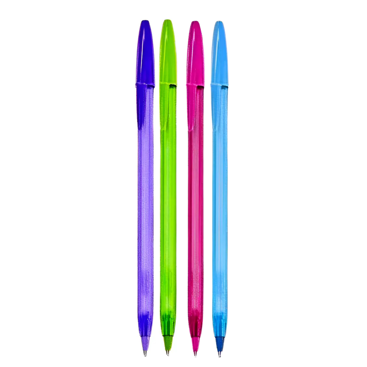Kit Canetas Esferográficas Fashion Coloridas 4 Unidades Bic