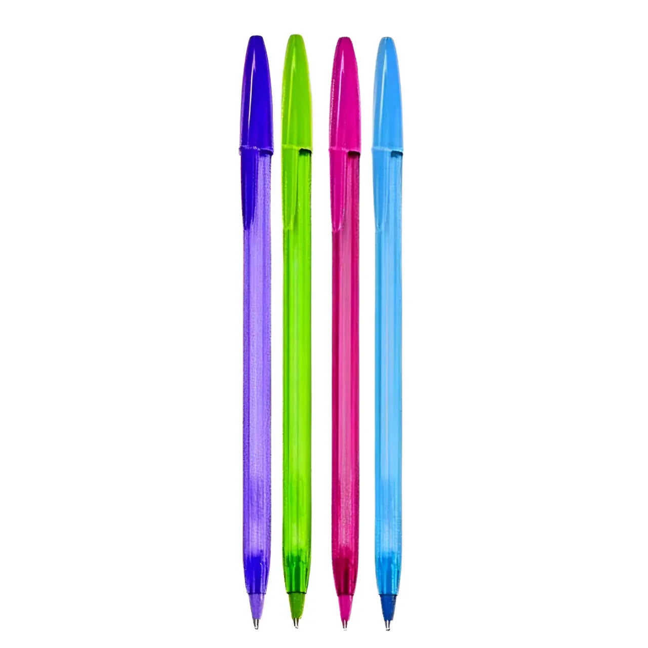Kit Canetas Esferográficas Fashion Coloridas 4 Unidades Bic