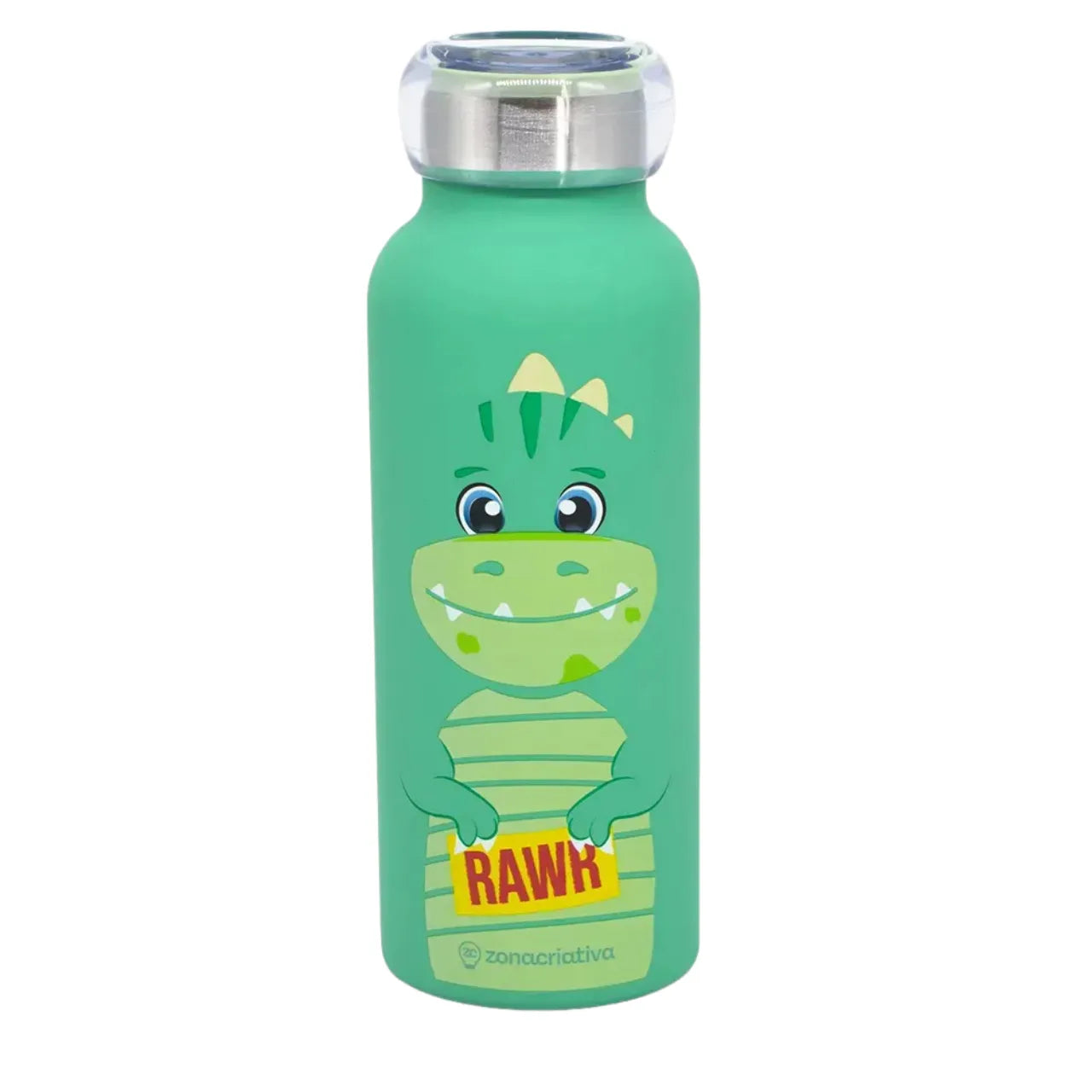 Garrafa Bubble Inox 500ml Zona Criativa Dinossauro