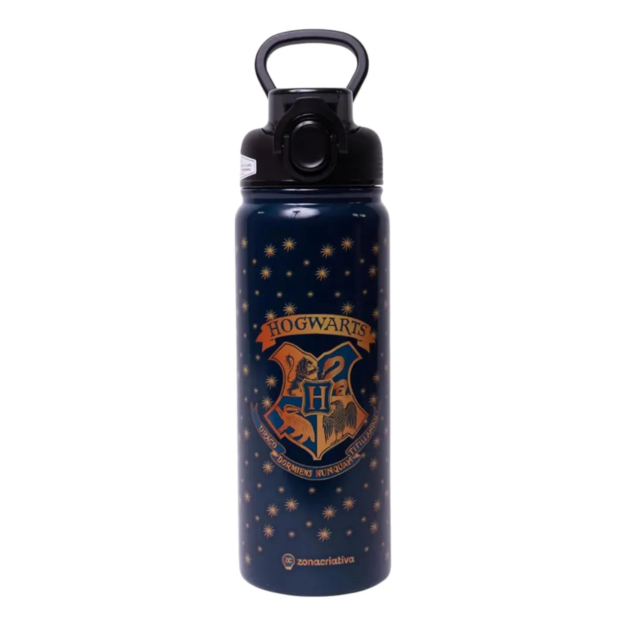 Garrafa Galaxy Térmica 650ml Zona Criativa Hogwarts