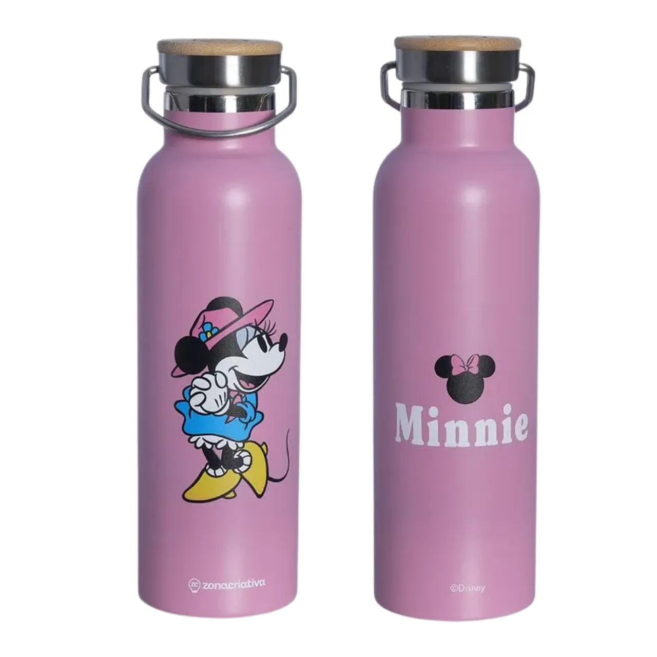 Garrafa Camp Térmica 600ml Zona Criativa Minnie