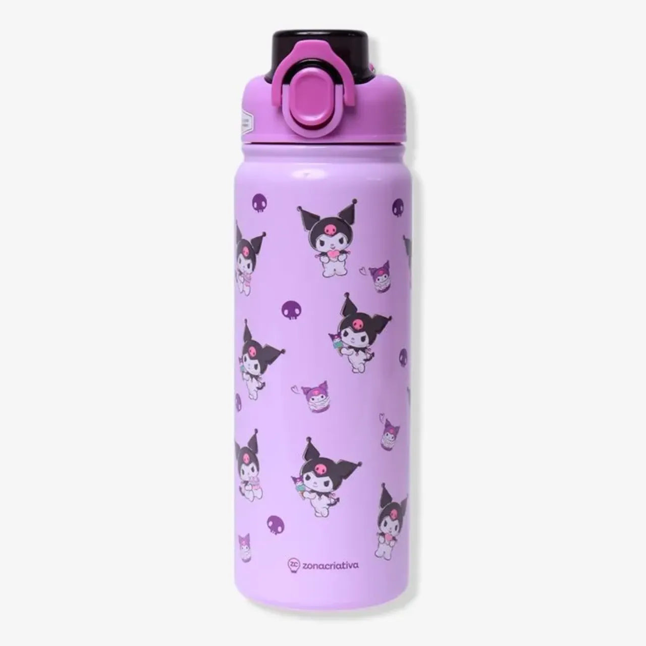 Garrafa Galaxy Térmica 650ml Zona Criativa Kuromi