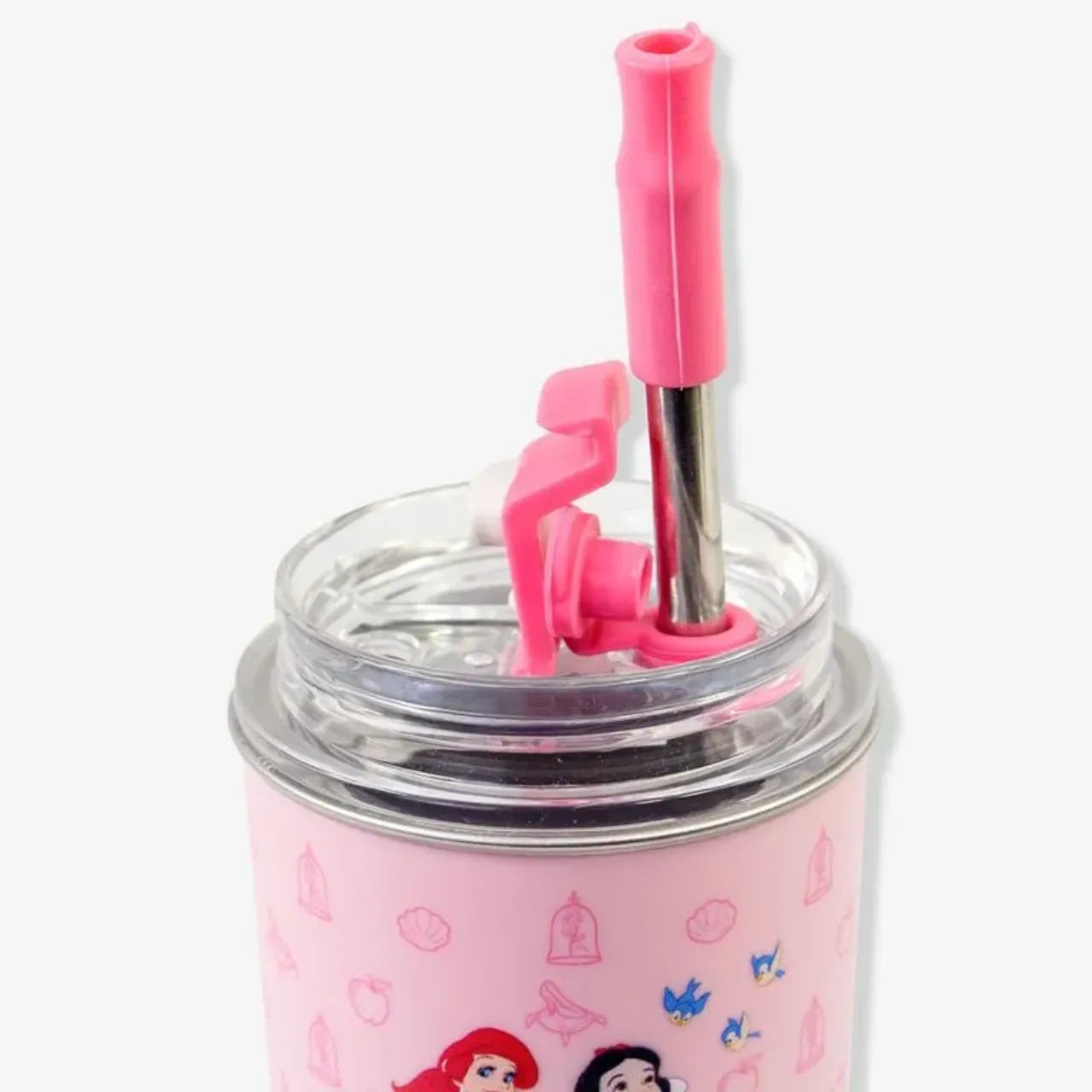Copo Térmico Neo 300ml com Canudo Zona Criativa Princesas