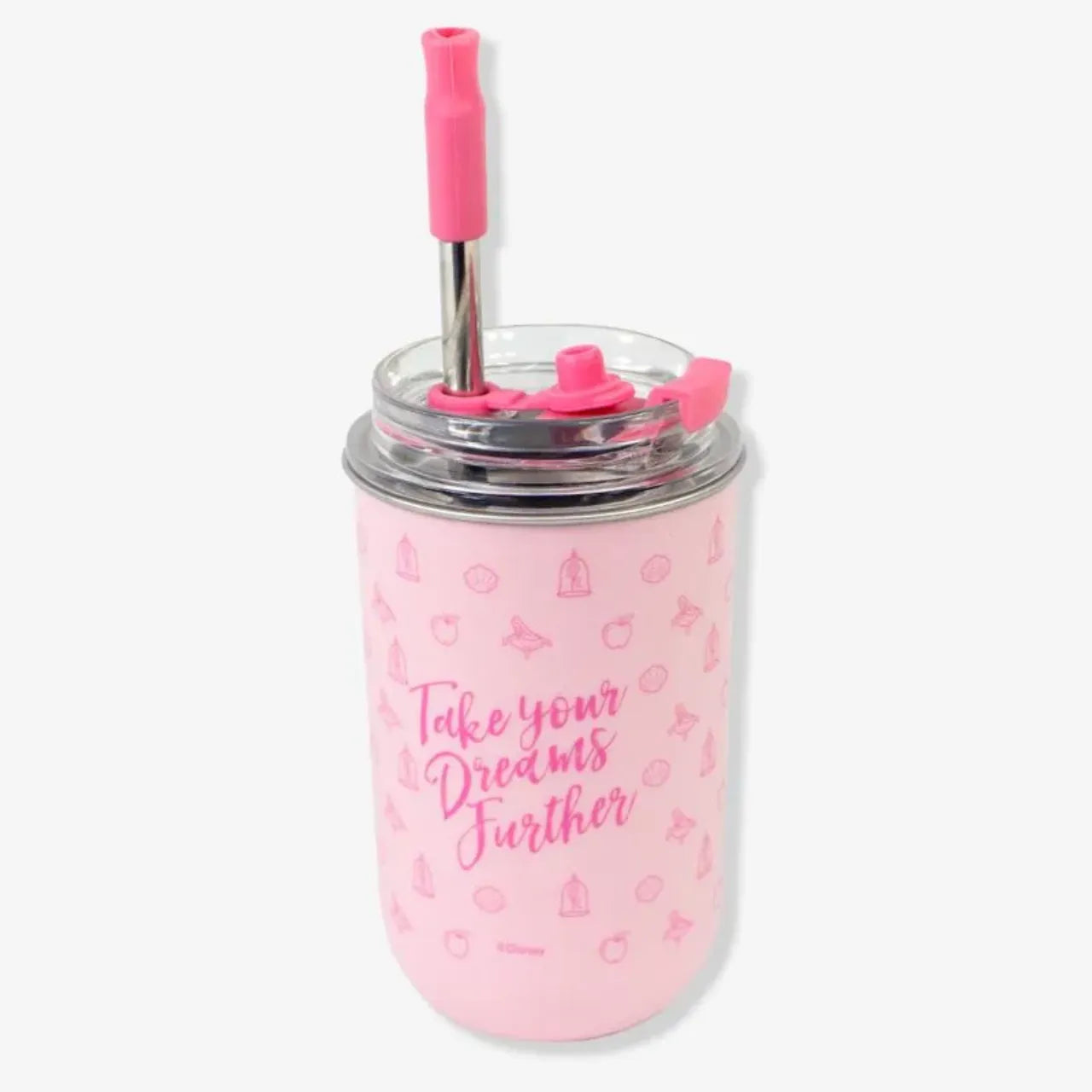 Copo Térmico Neo 300ml com Canudo Zona Criativa Princesas