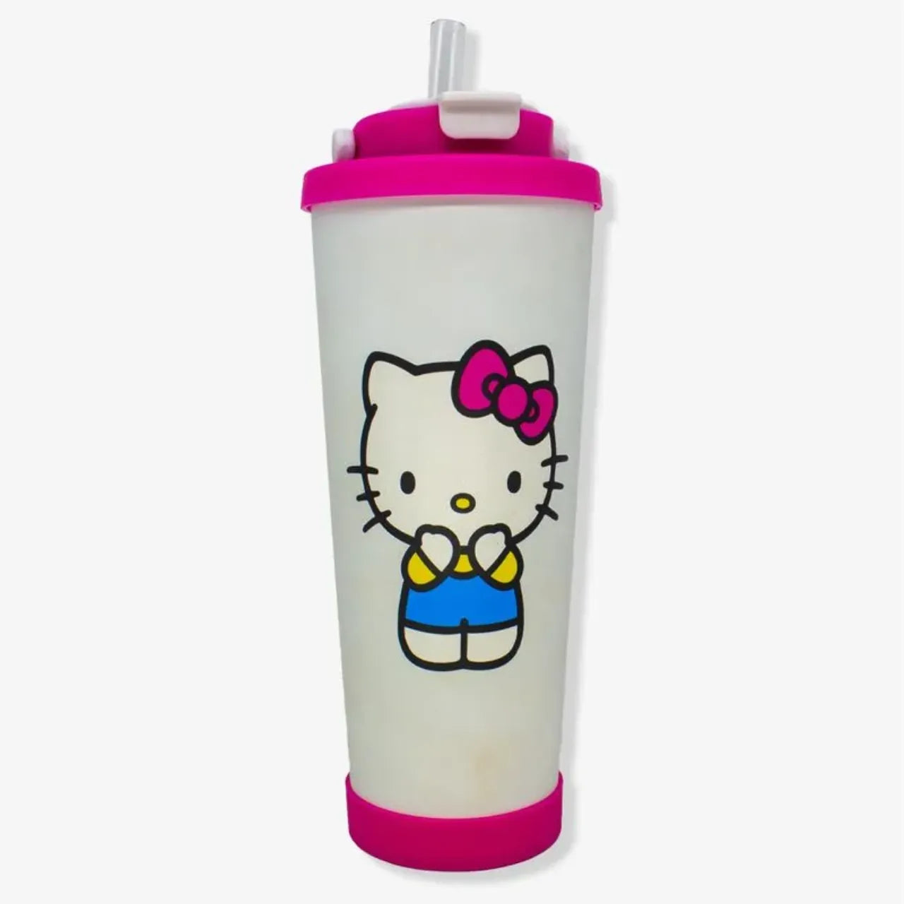 Copo Térmico Spring 850ml com Canudo Zona Criativa Hello Kitty