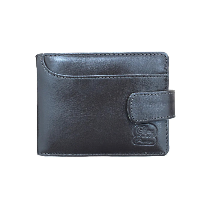 Carteira Masculina Ray Couro Preta Premium Elegante