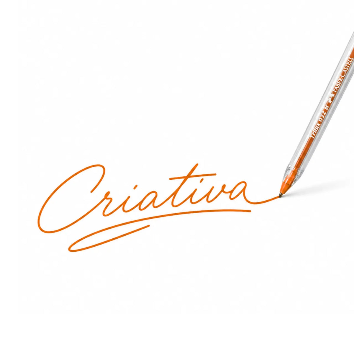 Caneta Esferográfica Trilux 032 Laranja 1.0mm Faber-Castell