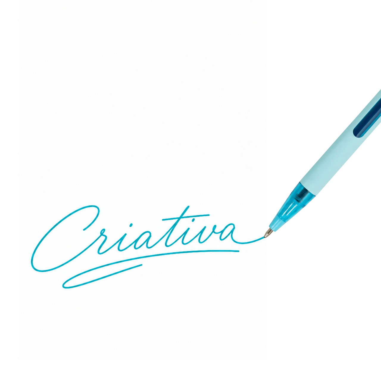 Caneta Trion Color Plus Azul Claro 0.7mm Molin