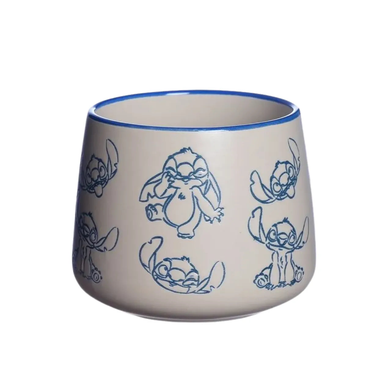 Caneca Moma 500ml Cerâmica Disney Stitch