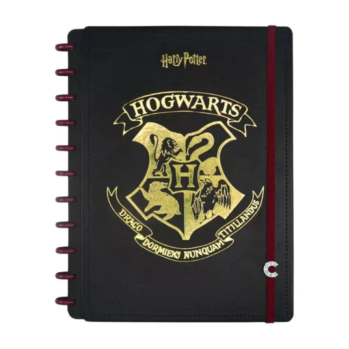 Caderno Inteligente Grande Preto Harry Potter